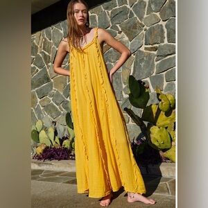 New Free People Mckinley Maxi COTTON DRESS Size Small